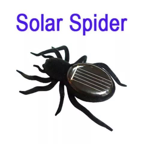 Araign&eacute;e &agrave; &eacute;nergie solaire jouet noir Araign&eacute;e &agrave; &eacute;nergie solaire