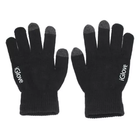 Gants tactiles iGlove compatible avec iPhone &eacute;cran tactile noir