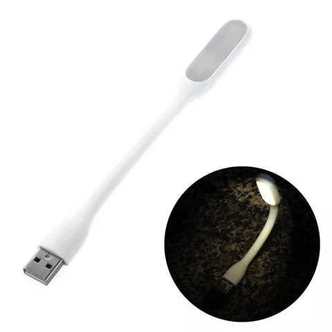 Lampe portative USB LED 2.0 Lampe portable flexible de gadget de bureau blanc