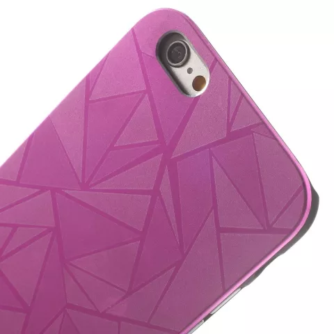 Coque Triangle Aluminium iPhone 6 Plus 6s Plus Coque Rigide Rose Coque Triangle
