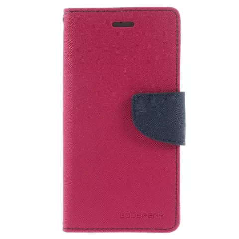 &Eacute;tui portefeuille rose Mercury Goospery Bookcase compatible avec iPhone 6 6s Cuir d&#039;origine - portefeuille
