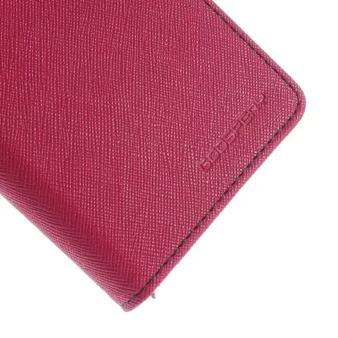 &Eacute;tui portefeuille rose Mercury Goospery Bookcase compatible avec iPhone 6 6s Cuir d&#039;origine - portefeuille