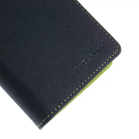 Biblioth&egrave;que portefeuille bleue d&#039;origine Mercury Goospery compatible avec iPhone 6 6s Portefeuille en cuir bleu fonc&eacute;