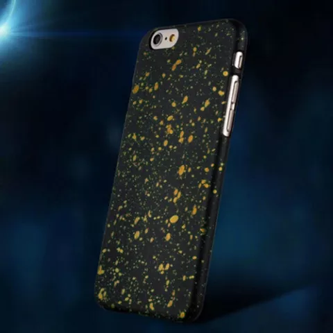 Coque ciel &eacute;toil&eacute; noir orange compatible avec iPhone 6 Plus 6s Plus