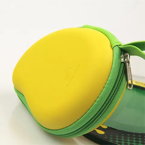 Bo&icirc;te de rangement pour &eacute;couteurs Forme mangue Bo&icirc;te de protection pour &eacute;couteurs Jaune vert