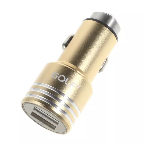 Chargeur de voiture double USB et marteau de s&eacute;curit&eacute; en m&eacute;tal, adaptateur de prise de voiture, chargeur de voiture