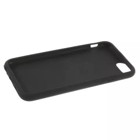 Housse de pneu de voiture noire compatible avec iPhone 6 Plus, iPhone 6s Plus, coque en silicone pour traces de voiture