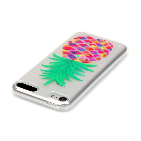 &Eacute;tui ananas transparent compatible avec iPod Touch 5 6 7 &Eacute;tui ananas en silicone Color&eacute;