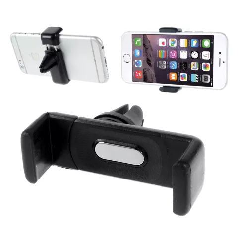 Support de voiture universel noir grille de Ventilation support de voiture de t&eacute;l&eacute;phone compatible avec iPhone/Samsung