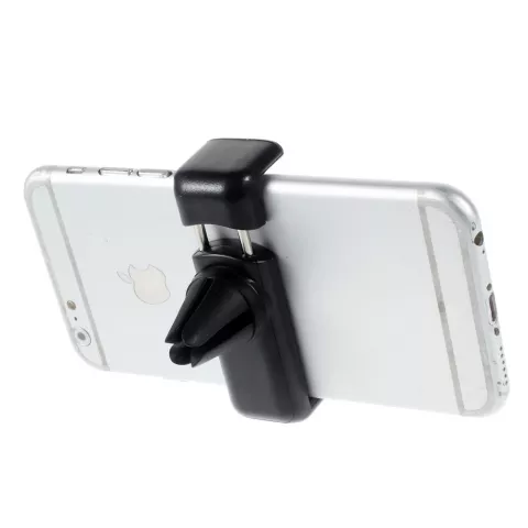 Support de voiture universel noir grille de Ventilation support de voiture de t&eacute;l&eacute;phone compatible avec iPhone/Samsung