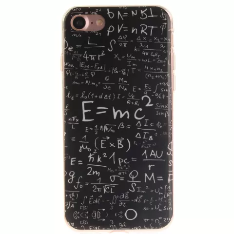 Coque en TPU pour formules physiques, &eacute;tui math&eacute;matique compatible avec iPhone 7 8 SE 2020 SE 2022 E=MC2