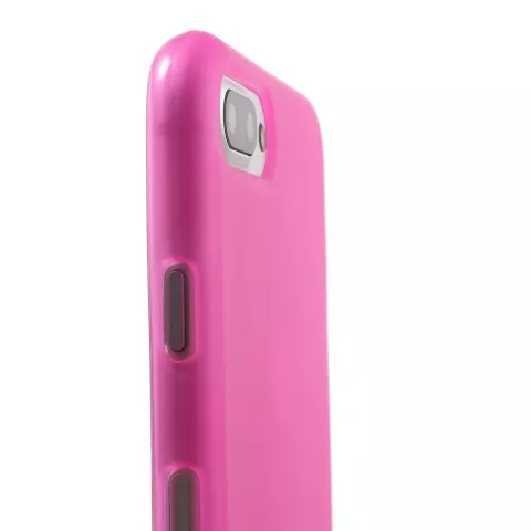 Coque rose unie compatible avec iPhone 7 Plus 8 Plus Housse rose Coque en silicone