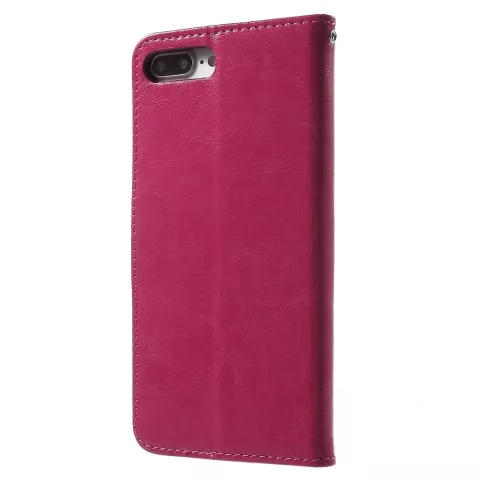 Etui portefeuille rose Etui portefeuille iPhone 7 Plus 8 Plus Etui cuir
