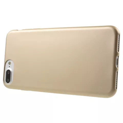 Coque dor&eacute;e compatible avec iPhone 7 Plus 8 Plus Coque rigide Coque dor&eacute;e