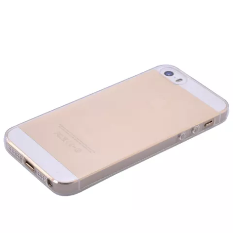 Coque de protection transparente en TPU compatible avec iPhone 5/5s et iPhone SE 2016 Coque robuste