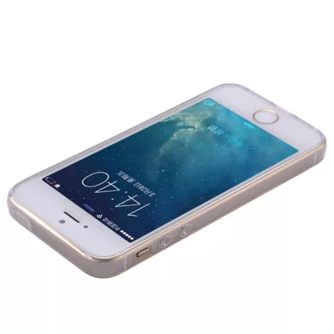 Coque de protection transparente en TPU compatible avec iPhone 5/5s et iPhone SE 2016 Coque robuste