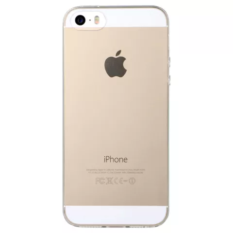 Coque de protection transparente en TPU compatible avec iPhone 5/5s et iPhone SE 2016 Coque robuste