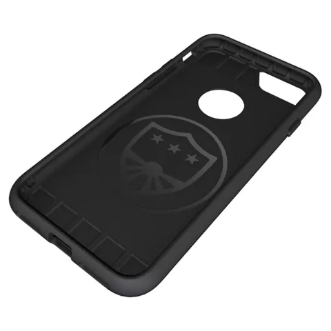 Coque rigide de protection noire en TPU compatible avec iPhone 7 8 coque de protection noire