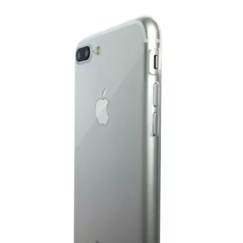 Coque en TPU transparente compatible avec iPhone 7 Plus 8 Plus - transparente