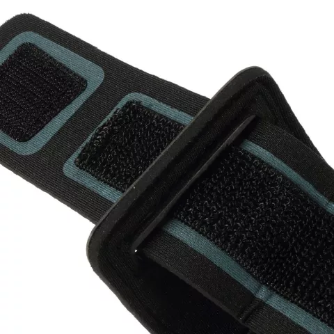 Ceinture de course compatible avec iPhone Plus / Max / Grand bracelet de sport pour mobile / t&eacute;l&eacute;phone - Noir