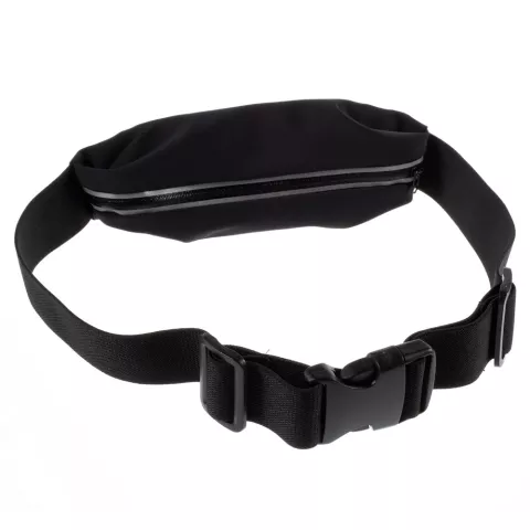 Ceinture de course pour t&eacute;l&eacute;phone / mobile / iPhone Sac de taille de sport - R&eacute;glable - Noir