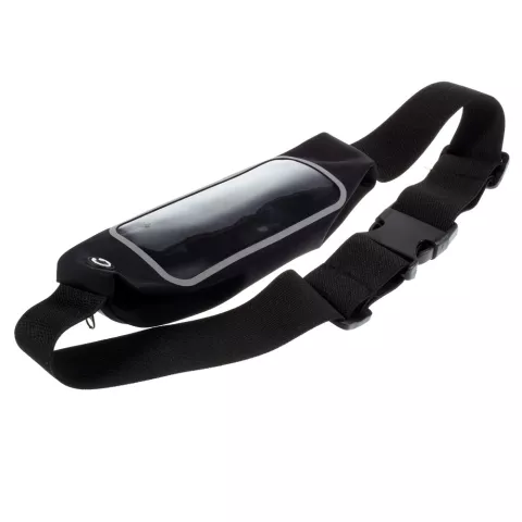 Ceinture de Course Ceinture de Hanche pour T&eacute;l&eacute;phone / Mobile / compatible avec iPhone Ceinture de Course de Sport Sac de Taille - Ajustable - Noir