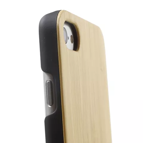 Housse en bambou Fait &agrave; la main &Eacute;tui en bois pour iPhone 7 8 SE 2020 SE 2022