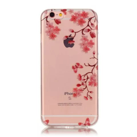 Coque zen pour iPhone 6 6s Blossom TPU - Transparente - Branches de fleurs