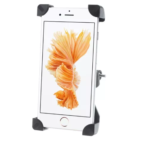 Support de v&eacute;lo universel compatible avec iPhone / Samsung Support de t&eacute;l&eacute;phone de v&eacute;lo r&eacute;glable - Noir