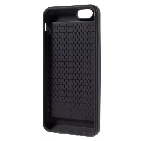 &Eacute;tui porte-cartes Secret compatible avec iPhone 6 Plus 6s Plus &Eacute;tui rigide - Portefeuille - Portefeuille - Noir