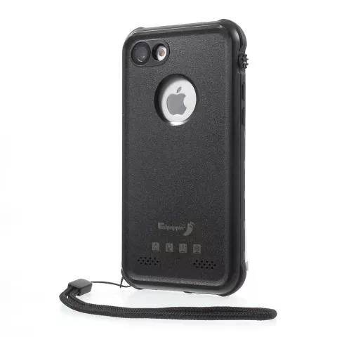 Coque &eacute;tanche compatible avec iPhone 7 8 SE 2020 SE 2022 IP68 coque &eacute;tanche noire