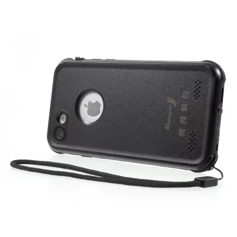 Coque &eacute;tanche compatible avec iPhone 7 8 SE 2020 SE 2022 IP68 coque &eacute;tanche noire