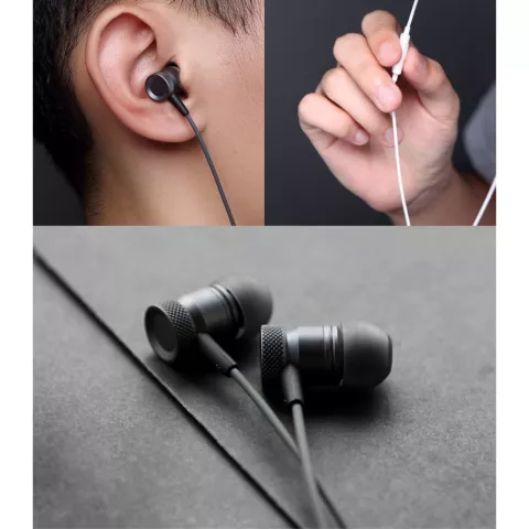 Rock Mula &eacute;couteurs st&eacute;r&eacute;o intra-auriculaires de haute qualit&eacute; noir