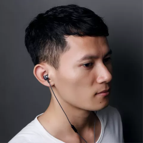 Rock Mula &eacute;couteurs st&eacute;r&eacute;o intra-auriculaires de haute qualit&eacute; noir