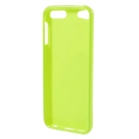Coque en TPU verte adapt&eacute;e au iPod Touch 5 6 7 en silicone