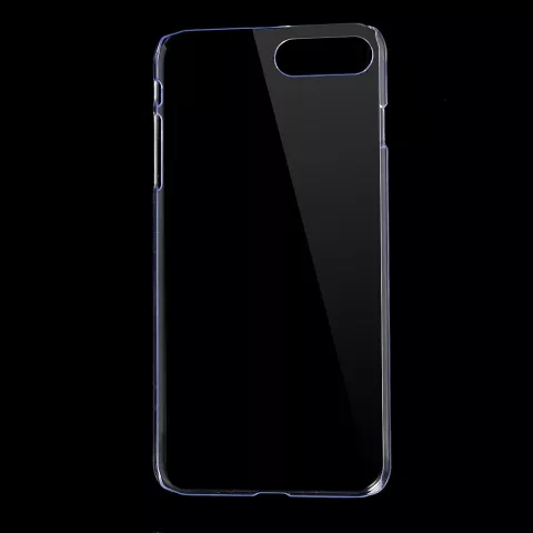 Coque rigide transparente compatible avec iPhone 7 Plus 8 Plus Coque transparente robuste