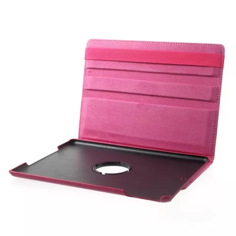 Rose compatible avec iPad 2017 2018, coque rotative, support