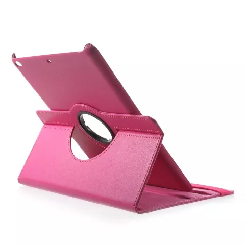 Rose compatible avec iPad 2017 2018, coque rotative, support