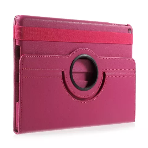 Rose compatible avec iPad 2017 2018, coque rotative, support