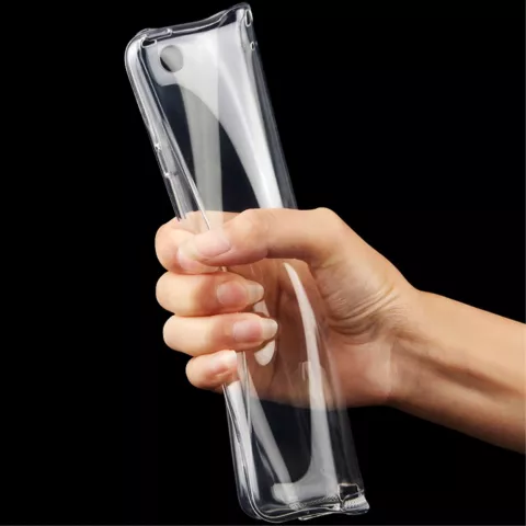&Eacute;tui transparent compatible avec iPad 2017 2018, &eacute;tui transparent en TPU