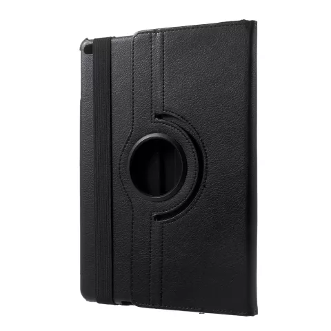 Noir compatible avec iPad 2017 2018, &eacute;tui rotatif en cuir standard