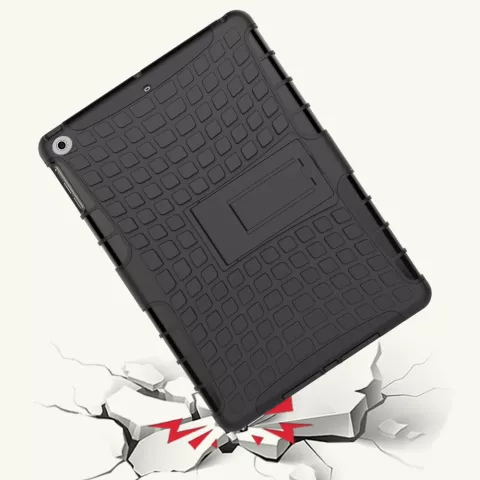 Survivant noir compatible avec iPad 2017 2018, coque standard