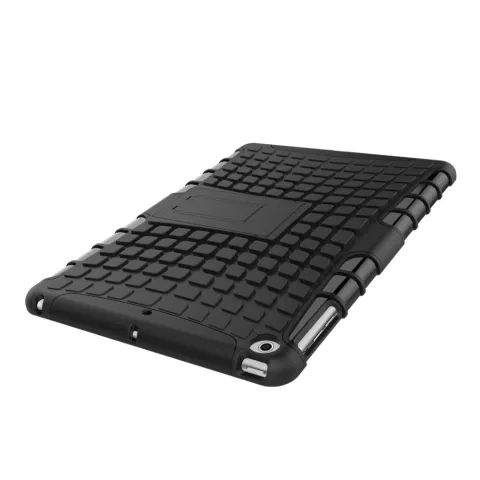Survivant noir compatible avec iPad 2017 2018, coque standard