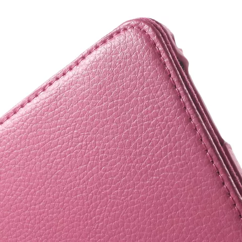 &Eacute;tui rotatif en cuir rose compatible avec iPad mini 4 et &agrave; l&#039;iPad mini 5 (2019)