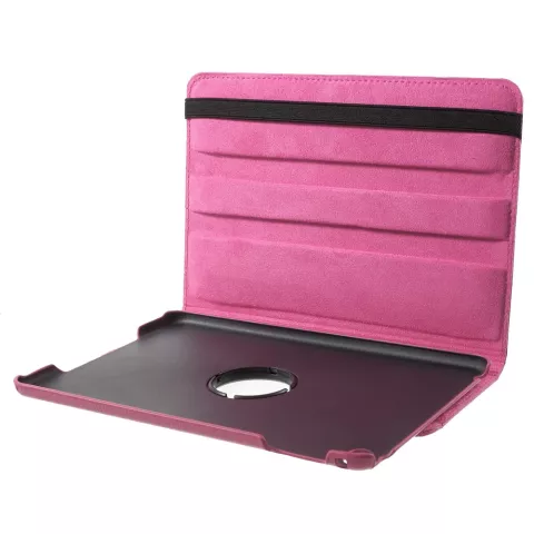 &Eacute;tui rotatif en cuir rose compatible avec iPad mini 4 et &agrave; l&#039;iPad mini 5 (2019)