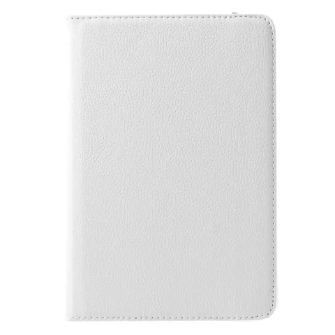&Eacute;tui rotatif en cuir blanc compatible avec iPad mini 4 et &agrave; l&#039;iPad mini 5 (2019)