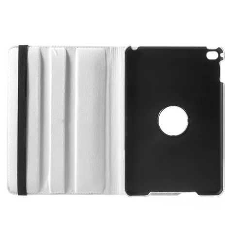 &Eacute;tui rotatif en cuir blanc compatible avec iPad mini 4 et &agrave; l&#039;iPad mini 5 (2019)