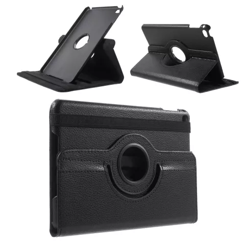 &Eacute;tui rotatif en cuir noir compatible avec iPad mini 4 et &agrave; l&#039;iPad mini 5 (2019)