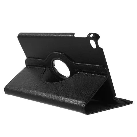 &Eacute;tui rotatif en cuir noir compatible avec iPad mini 4 et &agrave; l&#039;iPad mini 5 (2019)