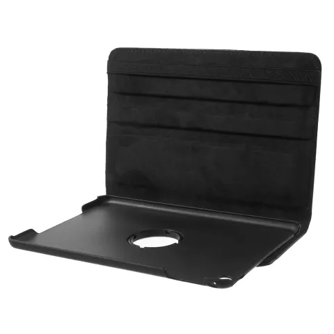 &Eacute;tui rotatif en cuir noir compatible avec iPad mini 4 et &agrave; l&#039;iPad mini 5 (2019)